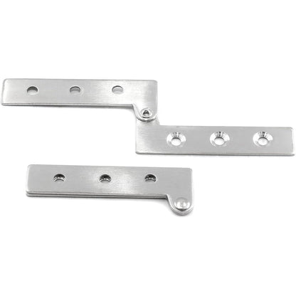 10 Pcs 360° Stainless Steel Rotating Door Hinge