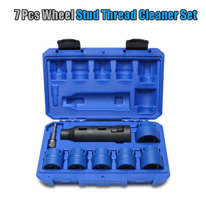 7 Pcs Wheel Stud Thread Cleaner Set