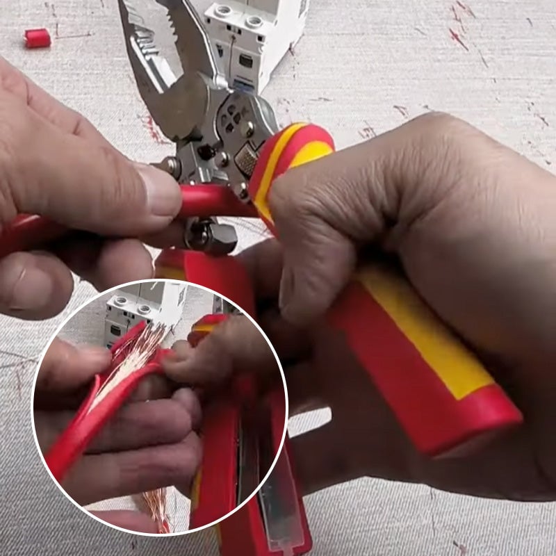 8-in-1 Multifunctional Wire Stripper with Electricity Measurement