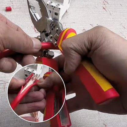 8-in-1 Multifunctional Wire Stripper with Electricity Measurement