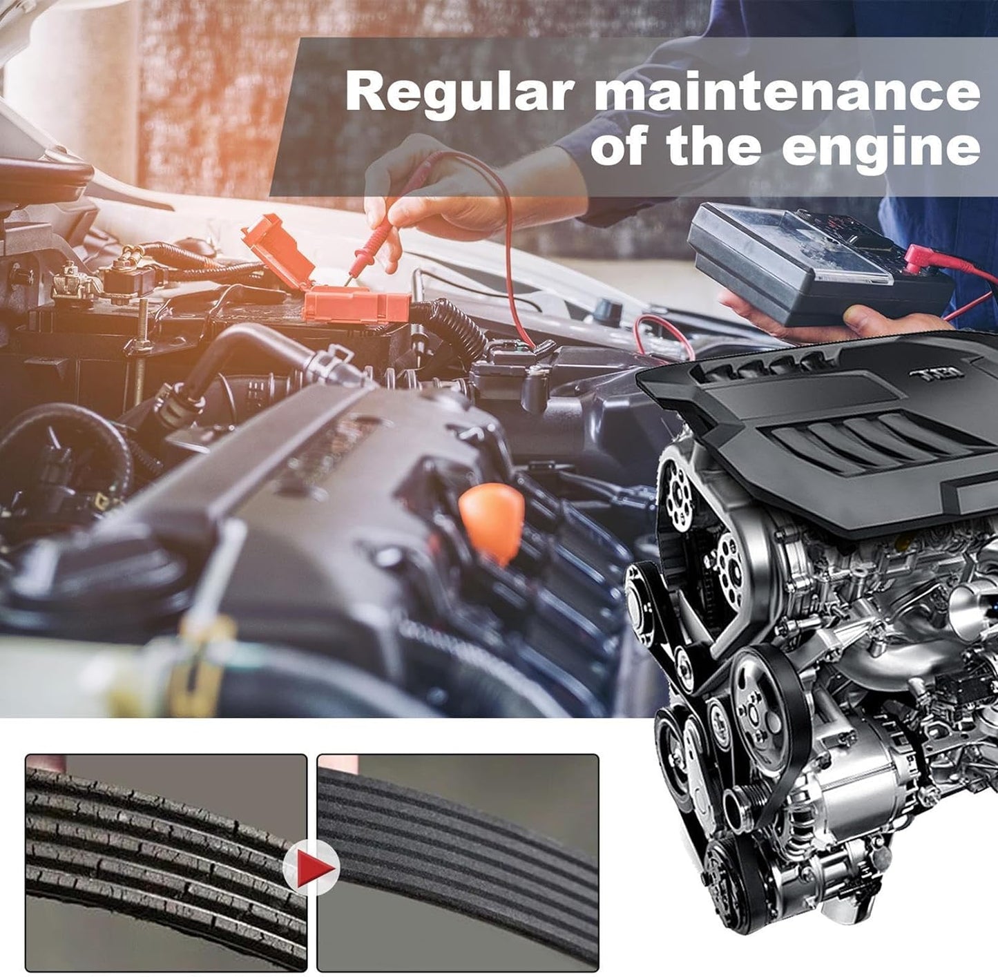 Car Engine Belt Silencer