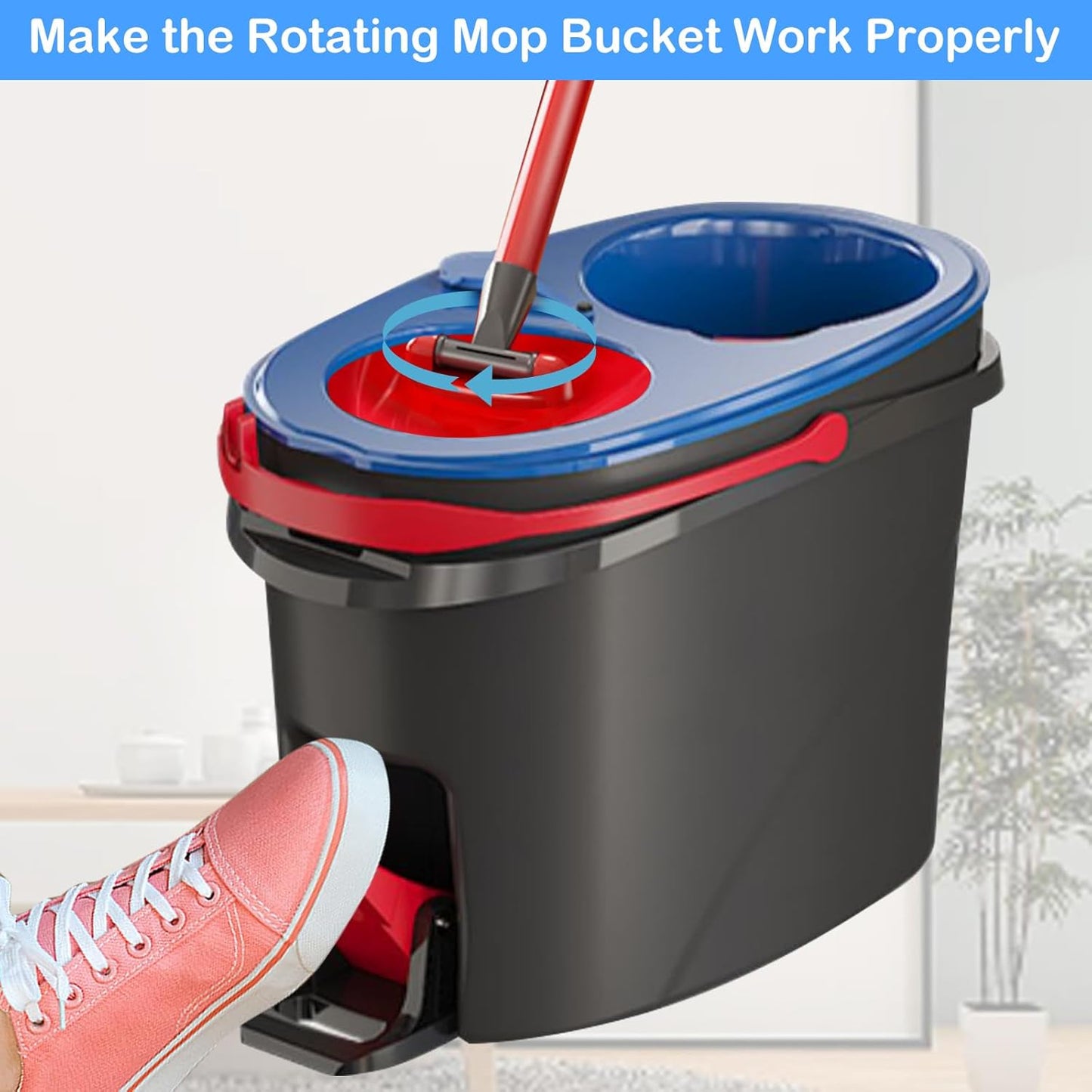 4 Pcs Universal Spin Mop Gear Replacement