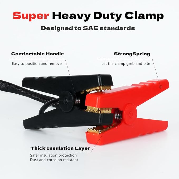 Car Jump Starter Jumper Cables