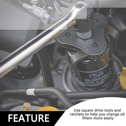 Universal 3-Jaw Adjustable Oil Filter Wrench