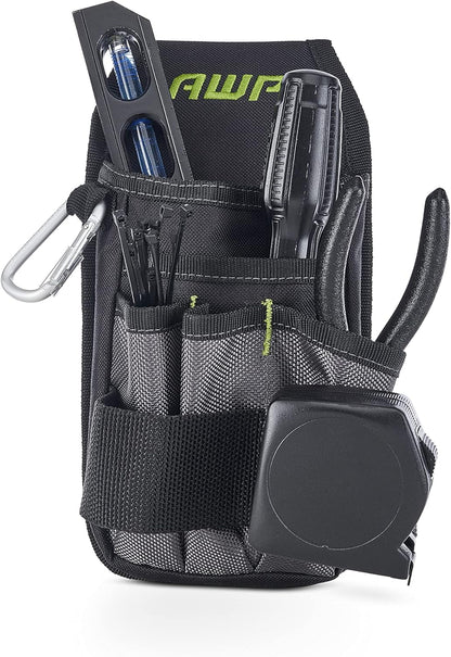 7-Pocket Water‐Resistant Tool Pouch with Belt Clip