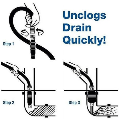 Drain King Water-Pressure Drain Opener