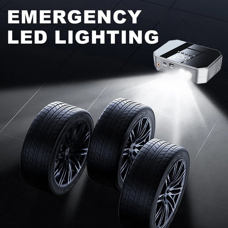 Car Emergency Starting Power Supply & Inflatable Pump Set