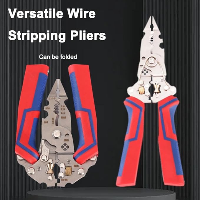 4-in-1 Multi-Function Wire Stripper Pliers with Integrated Electrical Testing