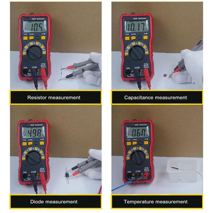 Auto‐Off Digital Multimeter with Protective Sleeve & Backlight