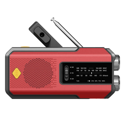Solar-Powered Flashlight Emergency Radio