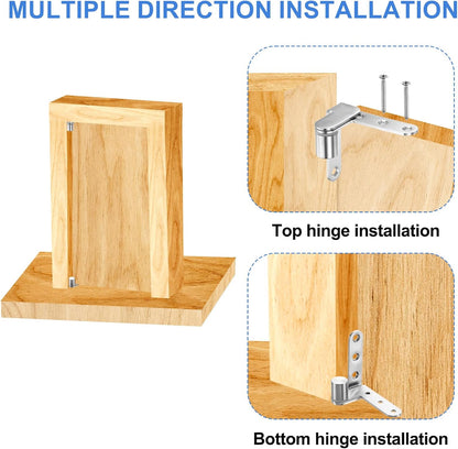 2 Pcs Pivot Door Hinges