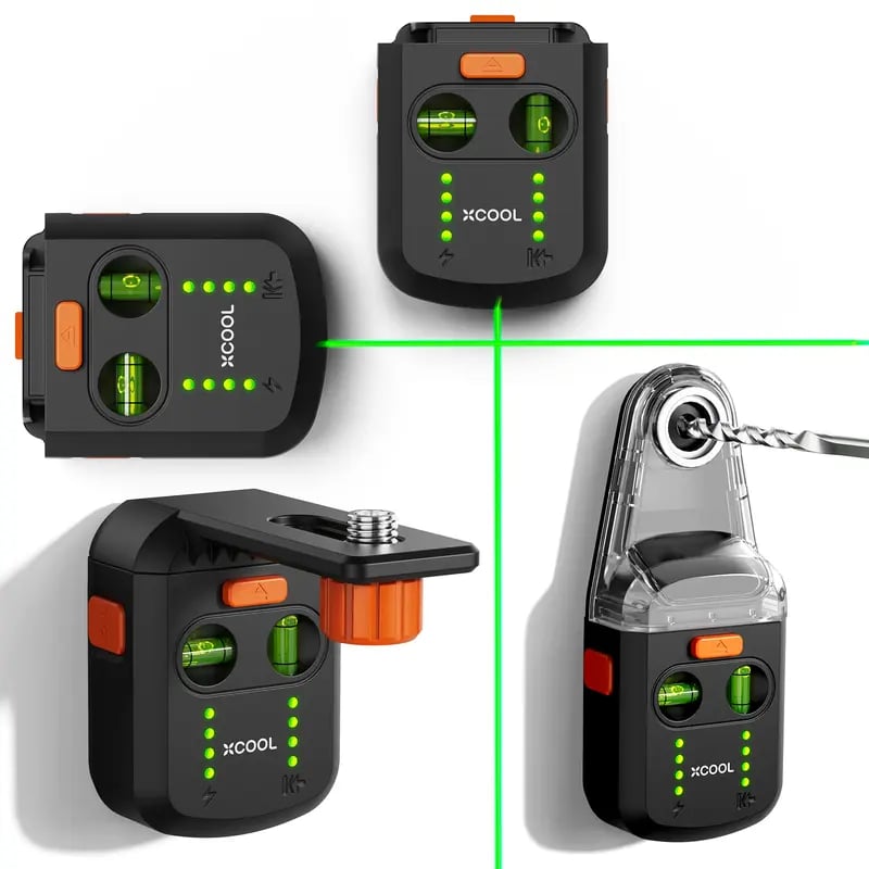 3-in-1 Dust Collector Laser Level Tool