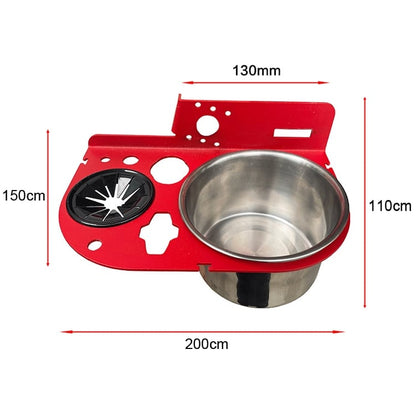 Herringbone Ladder Tool Rack