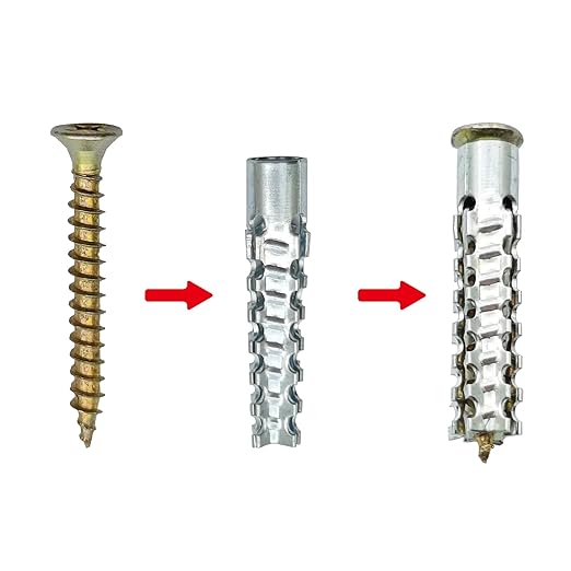 Metal Expansion Anchor and Screw Set