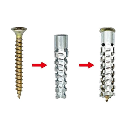 Metal Expansion Anchor and Screw Set