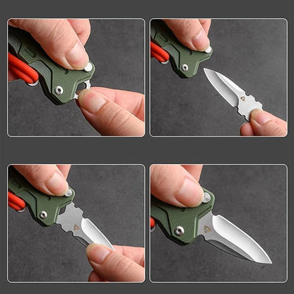 Practicality Folding Knife with Slingshot