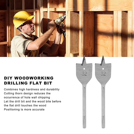 Versatile Wood Spade Drill Bit Set