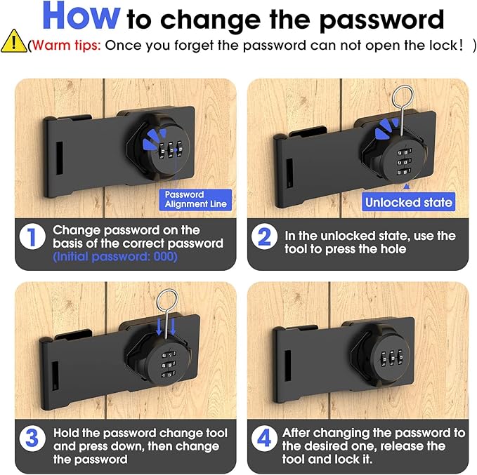 Keyless Password Door Latch