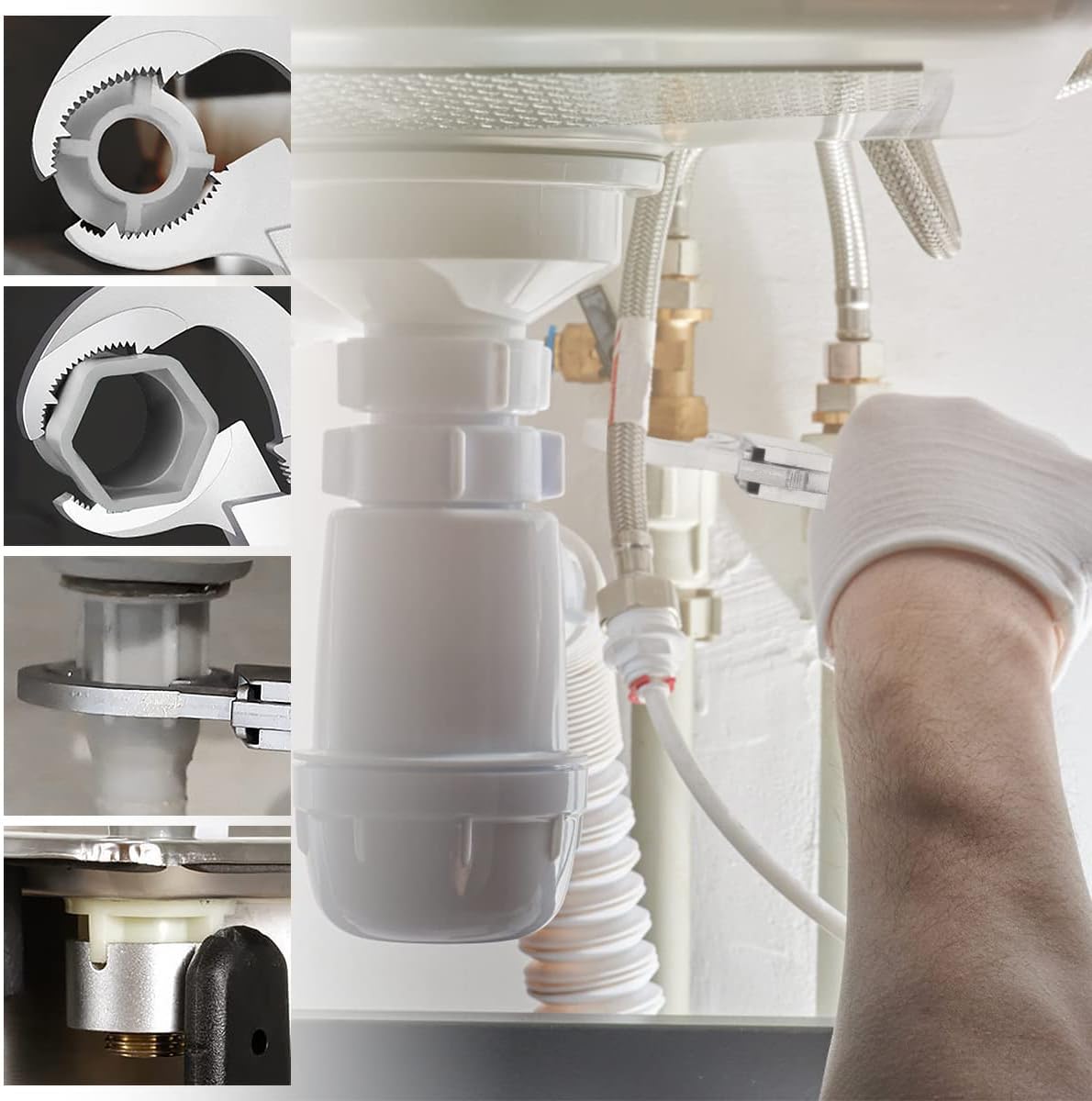 Pipe Wrench with Ergonomic Handle