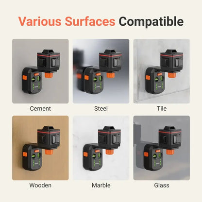 3-in-1 Dust Collector Laser Level Tool