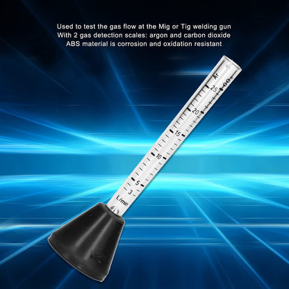 Dual-Scale Gas Flow Meter for Argon/CO2 Welding, 25L/min