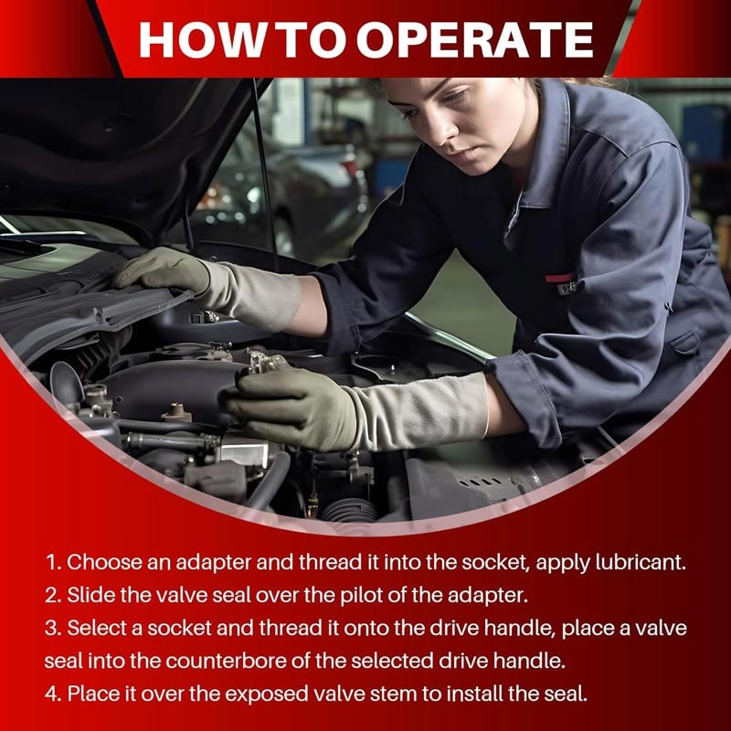 11 Pcs Valve Stem Seal Remover and Installer Set