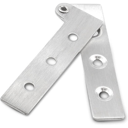 10 Pcs 360° Stainless Steel Rotating Door Hinge