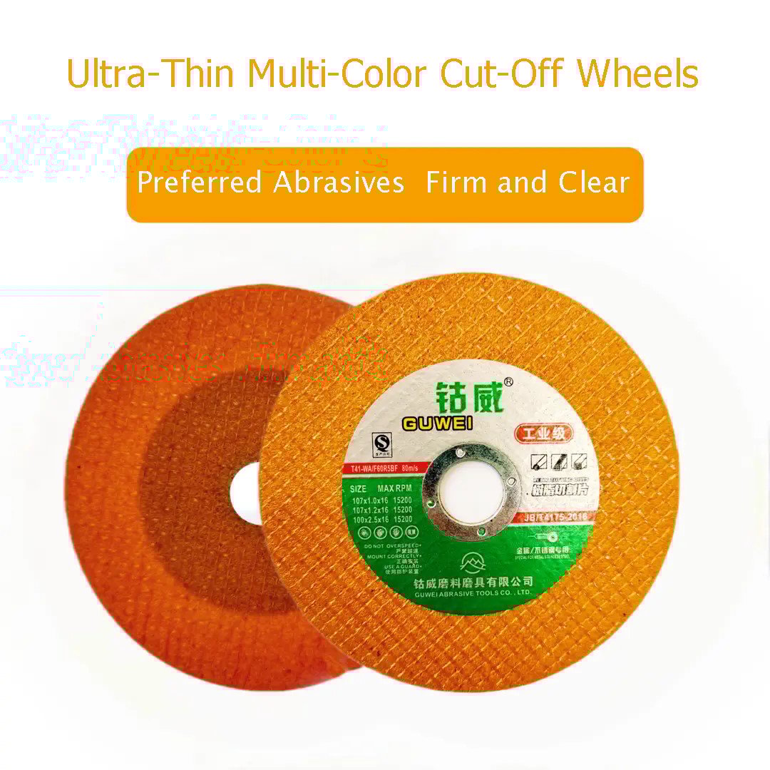 Ultra-Thin Multi-Color Cut-Off Wheels