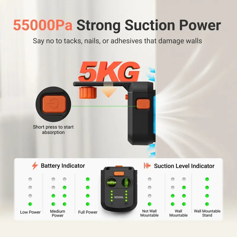 3-in-1 Dust Collector Laser Level Tool