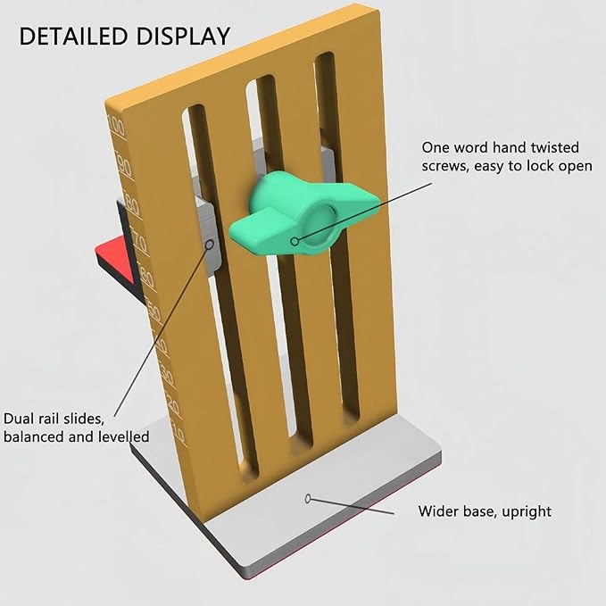 Adjustable Cabinet Door Mounting Positioner