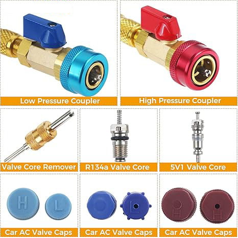R134A AC Valve Core Remover & Installer Kit