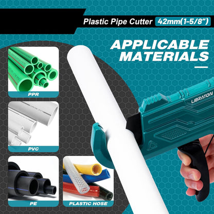 One-Handed Heavy-Duty PVC Pipe Cut-Gun