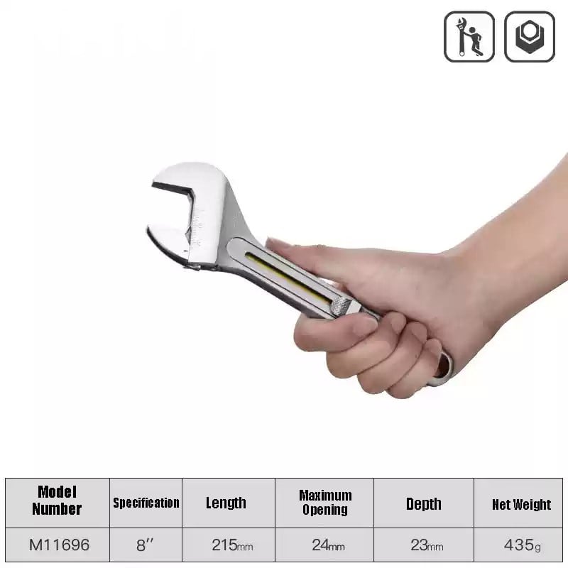 Rapid Slide Adjustable Wrench