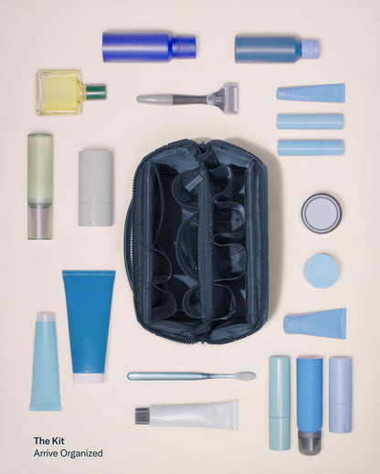 Pinch-Fold Travel Toiletry Kit