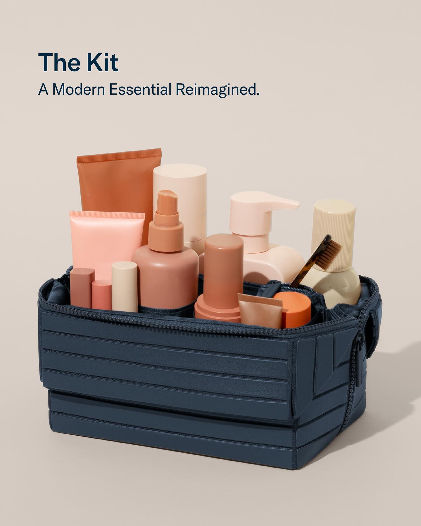 Pinch-Fold Travel Toiletry Kit