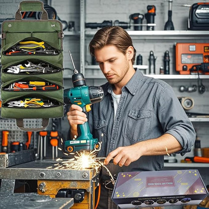 Rugged Roll-Up Tool Bag