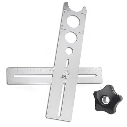 Tile Installation Faucets/Outlets Positioning Ruler