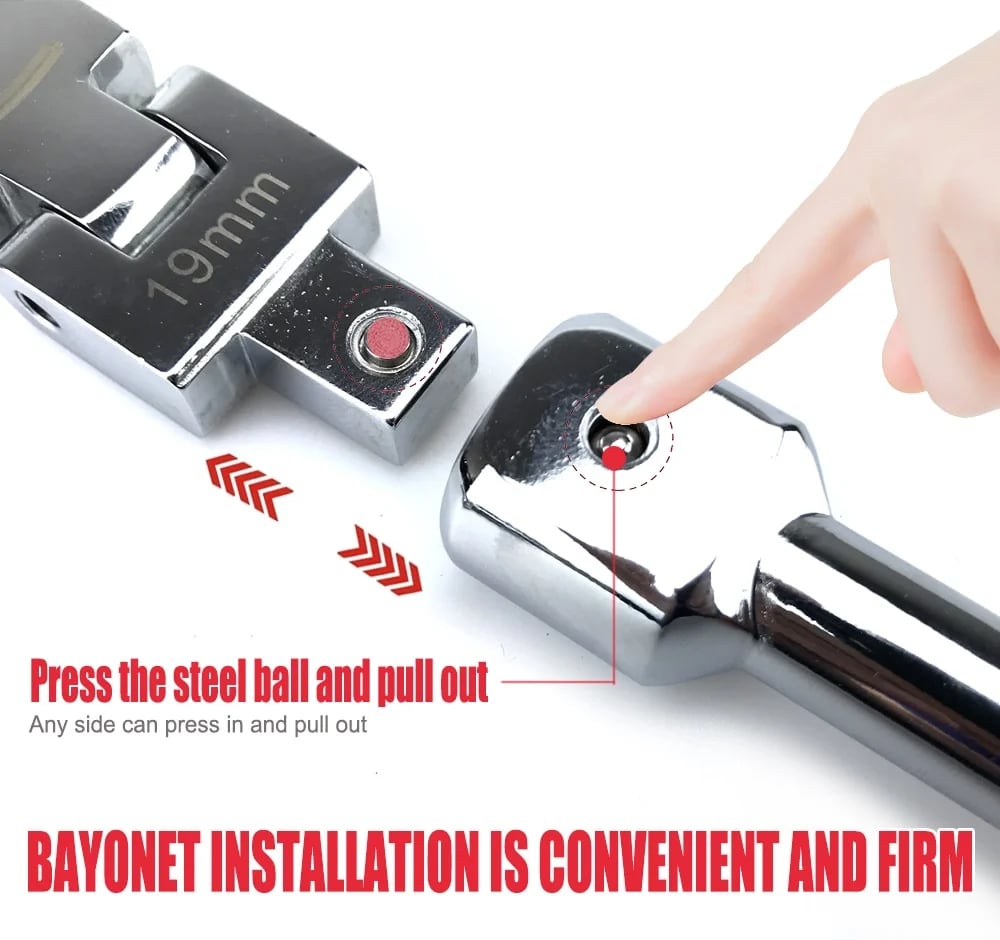 20PCS CHANGEABLE FLEX RATCHET WRENCH SET