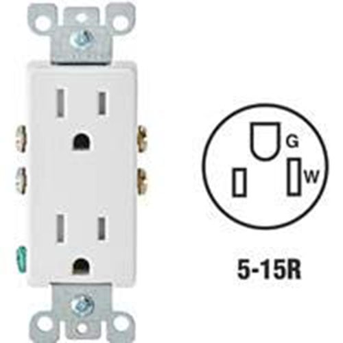 2 Pcs TR Shuttered Heavy-Duty Duplex Receptacle