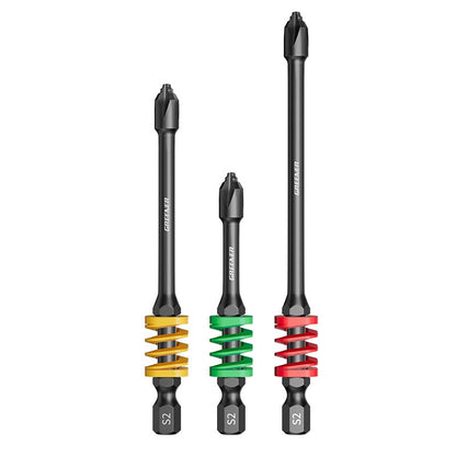 3 Pcs Magnetic Spring Screwdriver Bit