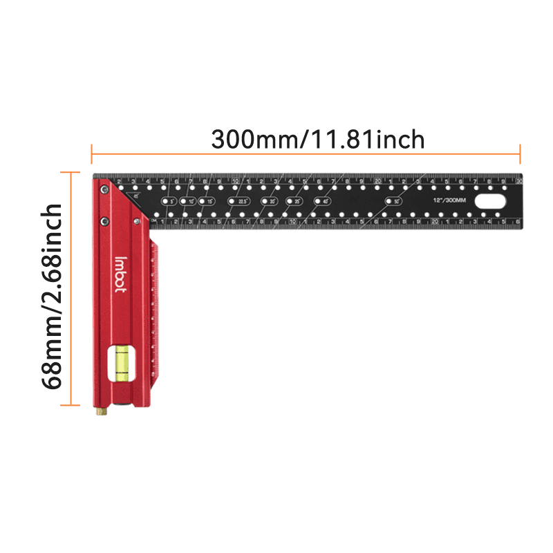 Multi-functional Stainless Steel Hole Ruler