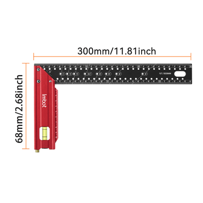 Multi-functional Stainless Steel Hole Ruler
