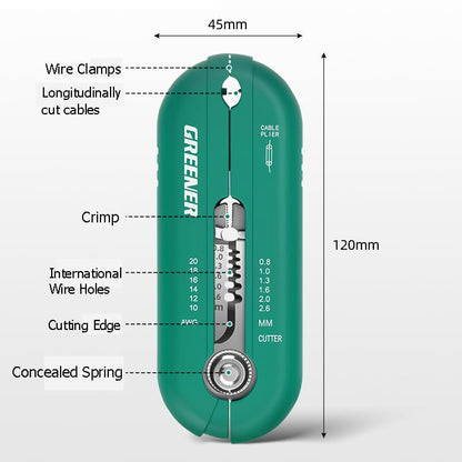 All‐in‐One Cable Stripper & Cutter Tool