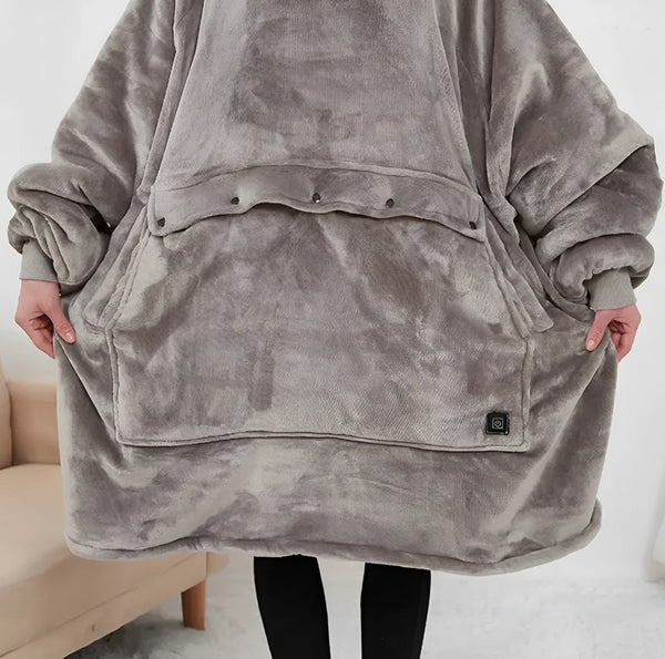 Self-Heating Oversized Cozy Hoodie