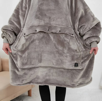 Self-Heating Oversized Cozy Hoodie