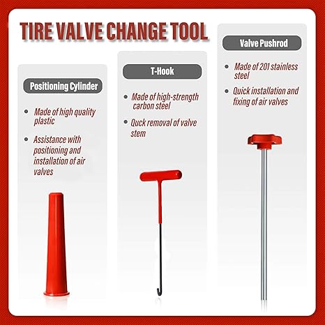 Tire Valve Stem Quick-Change Kit