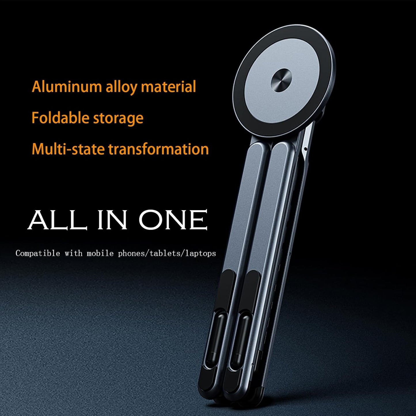 3-in-1 Magnetic Foldable Stand