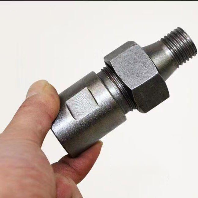 M22 Chrome Steel Arbor Adapter for Rotary Hammers