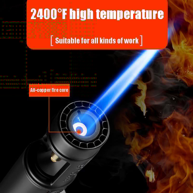 Portable Adjustable Refillable Butane Jet Lighter