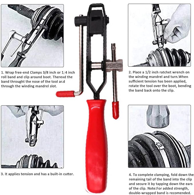 Joint Boot Clamp Pliers